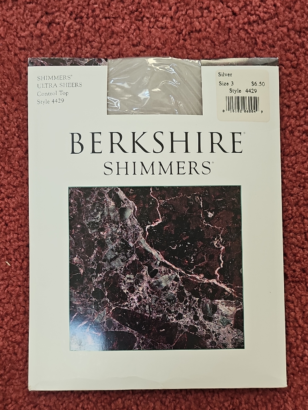 Berkshire Shimmers Sheer Control Top - Silver